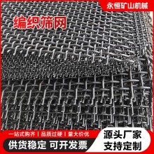 锰钢编织筛网 煤场过滤网防堵铁丝振动编织网 石料分级编织筛网